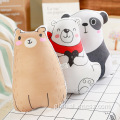 China Bear panda shaped pillows Manufactory